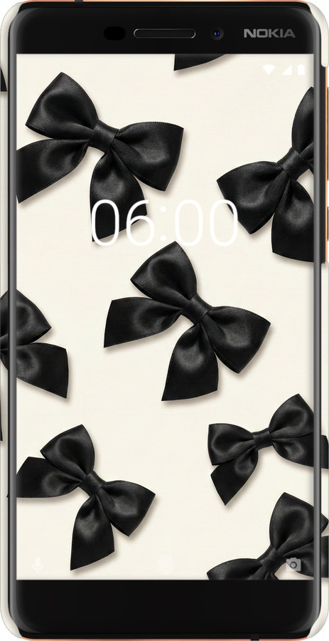 3D пластиковый матовый чехол Dark Coquette для Nokia 6.1 - 6765m-1628 изображение 