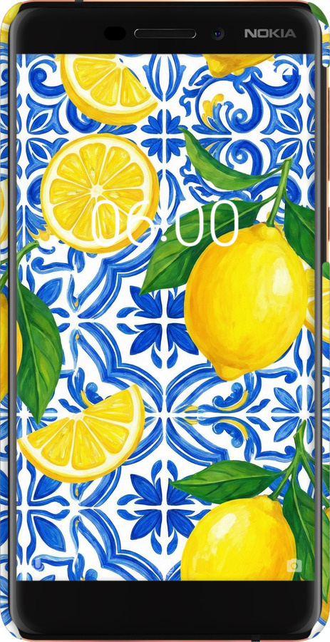 3D пластиковый матовый чехол Grocery Girl Italian Summer для Nokia 6.1 - 6766m-1628 изображение 