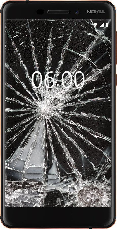 Силіконовий чехол Glass для Nokia 6 2018 - 6608u-1386 изображение 