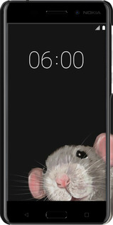 3D пластиковий матовий чехол The Peeking Rat для Nokia 6 - 6442m-898 изображение 