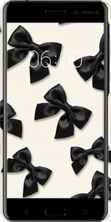 3D пластиковый матовый чехол Dark Coquette для Nokia 6 - 6765m-898 изображение 