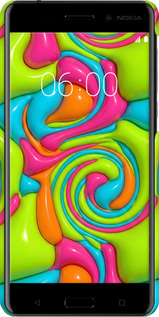 3D пластиковий матовий чехол Y2K Jelly Dream для Nokia 6 - 6780m-898 изображение 