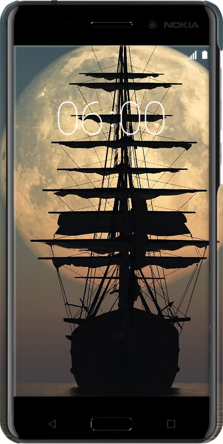 3D пластиковий матовий чехол Корабель для Nokia 6 - 5998m-898 изображение 
