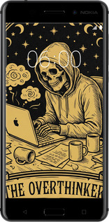 2D пластиковый чехол The Overthinker для Nokia 6 - 6774t-898 изображение 