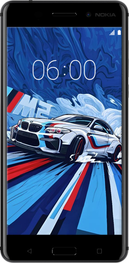 2D пластиковий чехол БМВ для Nokia 6 - 6292t-898 изображение 