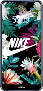 Силиконовый чехол Nike для Nokia 7.1 - 6378u-1593 изображение 