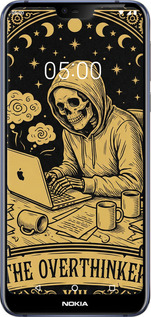 Силиконовый чехол The Overthinker для Nokia 7.1 - 6774u-1593 изображение 