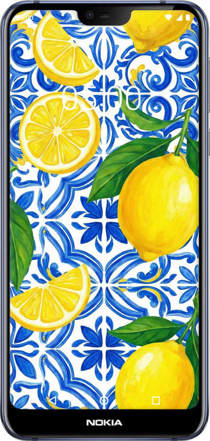 Силіконовий чехол Grocery Girl Italian Summer для Nokia 7.1 - 6766u-1593 изображение 