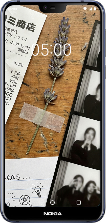 Силиконовый чехол Aesthetic Scrapbook Collage для Nokia 7.1 - 6773u-1593 изображение 