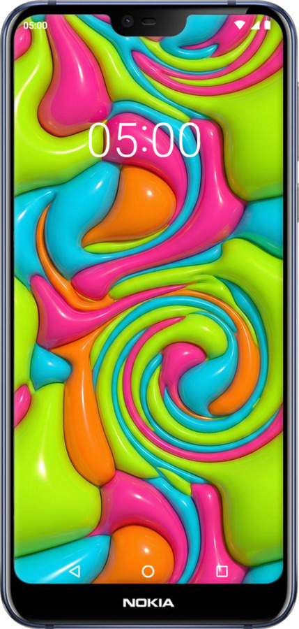 Силіконовий чехол Y2K Jelly Dream для Nokia 7.1 - 6780u-1593 изображение 