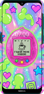 3D пластиковий матовий чехол Y2K Aesthetic Retro Pet: Годуй мене кавою для Nokia 6.2 - 6784m-2018 изображение 