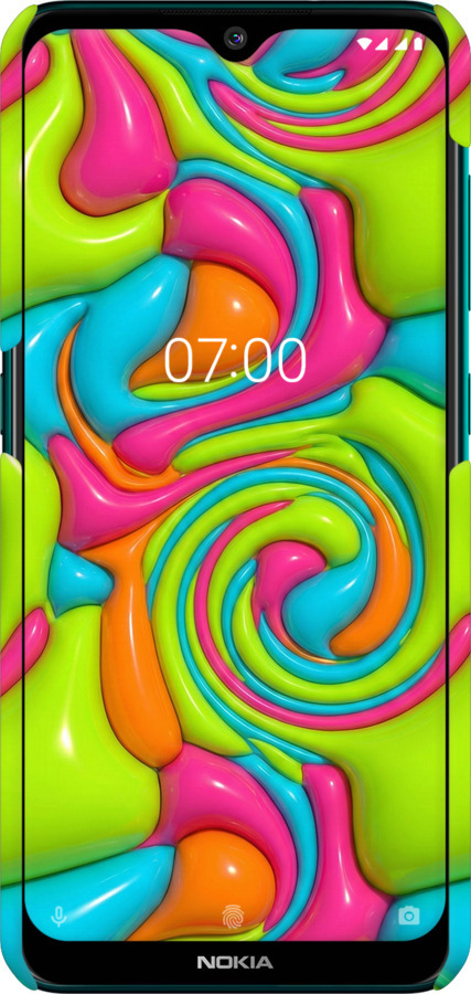 3D пластиковый матовый чехол Y2K Jelly Dream для Nokia 6.2 - 6780m-2018 изображение 