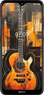 2D пластиковый чехол Чехол для телефона Оранжевая Гитара для Nokia 6.2 - 5934t-2018 изображение 