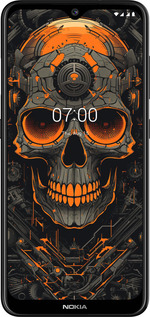 2D пластиковий чехол Череп для Nokia 7.2 - 5952t-1792 изображение 