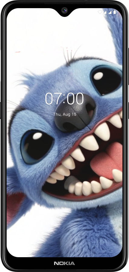 2D пластиковий чехол Стіч для Nokia 6.2 - 6684t-2018 изображение 