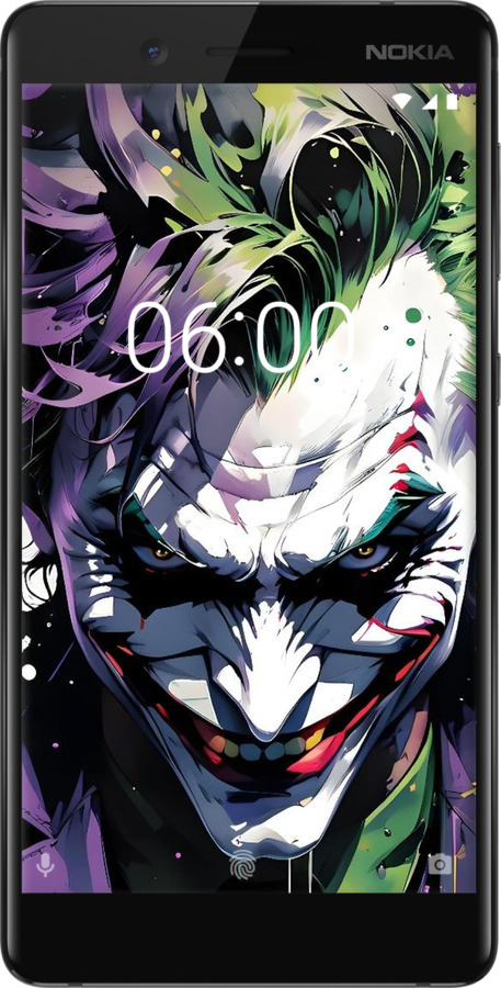 Силіконовий чехол Джокер для Nokia 7 - 6289u-1367 изображение 