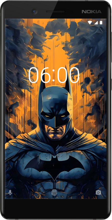 Силіконовий чехол Бетмен для Nokia 7 - 6335u-1367 изображение 
