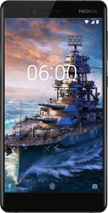 Силиконовый чехол Военный корабль, world of tanks, wargaming для Nokia 7 - 6461u-1367 изображение 