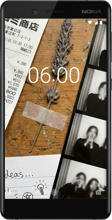 Силиконовый чехол Aesthetic Scrapbook Collage для Nokia 7 - 6773u-1367 изображение 