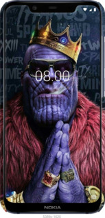 3D пластиковий матовий чехол № 5389 для Nokia 8.1 - 5389m-1620 изображение 