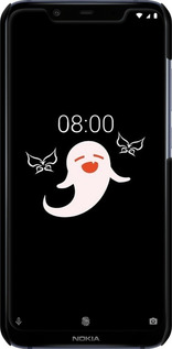 3D пластиковый матовый чехол Genshin Impact Ху Тао Искусство духа-призрака для Nokia 8.1 - 6534m-1620 изображение 