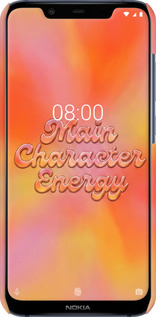 3D пластиковый матовый чехол Aura Gradient Main Character Energy Aesthetic Y2K для Nokia 8.1 - 6783m-1620 изображение 