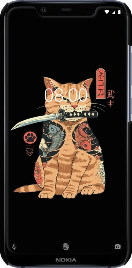 3D пластиковий матовий чехол Catana для Nokia 8.1 - 6262m-1620 изображение 