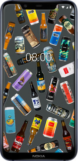 Силіконовий чехол Броварні для Nokia 8.1 - 5879u-1620 изображение 