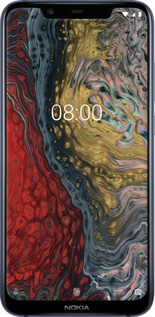 Силиконовый чехол С изображением абстрактной живописи для Nokia 8.1 - 6530u-1620 изображение 