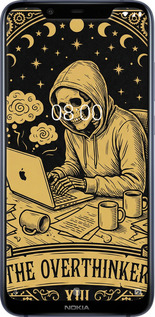 Силіконовий чехол The Overthinker для Nokia 8.1 - 6774u-1620 изображение 