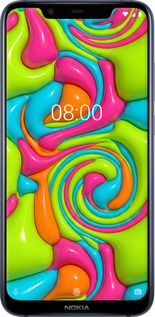 Силиконовый чехол Y2K Jelly Dream для Nokia 8.1 - 6780u-1620 изображение 
