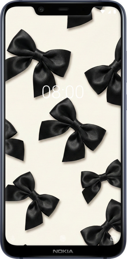 Силіконовий чехол Dark Coquette для Nokia 8.1 - 6765u-1620 изображение 