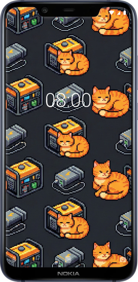 Силиконовый чехол Autonomous Zone для Nokia 8.1 - 6771u-1620 изображение 