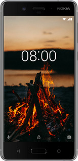 Силіконовий чехол Вогонь для Nokia 8 - 6021u-1115 изображение 