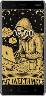 Силіконовий чехол The Overthinker для Nokia 8 - 6774u-1115 изображение 