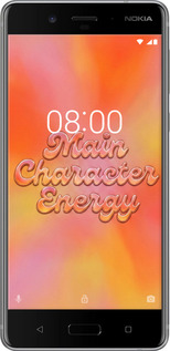 Силиконовый чехол Aura Gradient Main Character Energy Aesthetic Y2K для Nokia 8 - 6783u-1115 изображение 