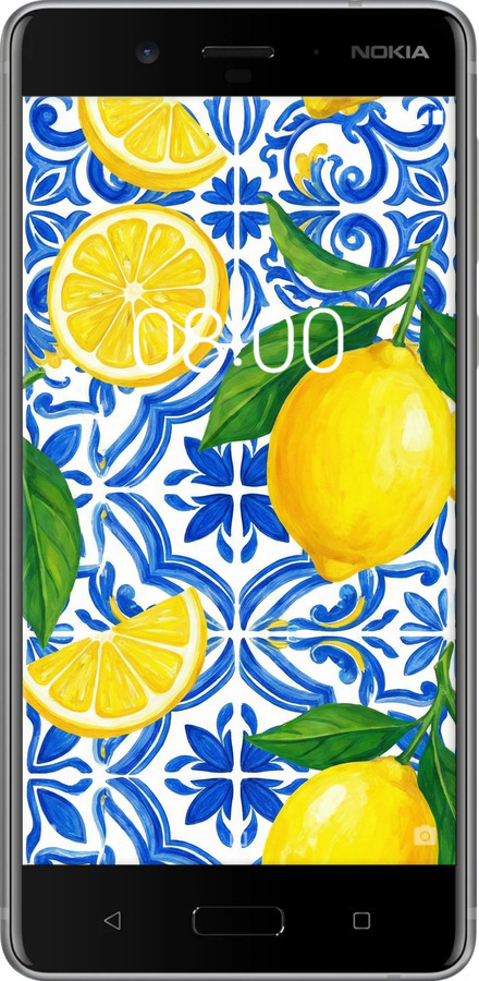 Силиконовый чехол Grocery Girl Italian Summer для Nokia 8 - 6766u-1115 изображение 