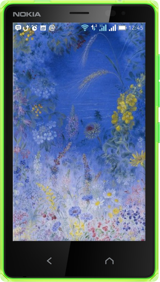 Силиконовый чехол Билокур для Nokia X2 Dual SIM - 5908u-469 изображение 