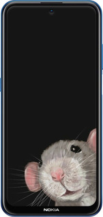 Силиконовый чехол The Peeking Rat для Nokia X20 - 6442u-2532 изображение 