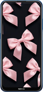 Силиконовый чехол Coquette Ribbons Dark Coquette для Nokia X20 - 6767u-2532 изображение 