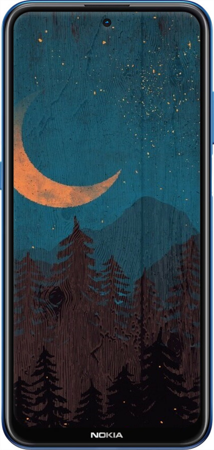 Силиконовый чехол Звездный лес для Nokia X20 - 6480u-2532 изображение 