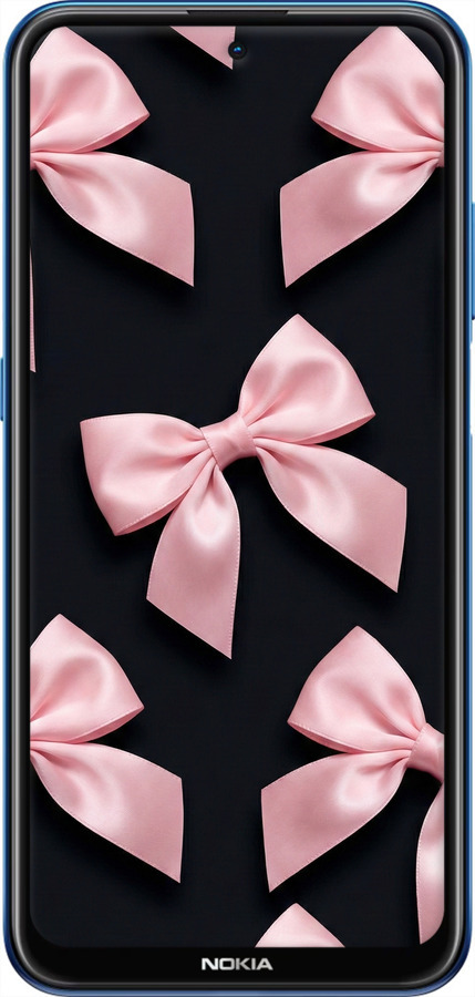 Силиконовый чехол Coquette Ribbons Dark Coquette для Nokia X20 - 6767u-2532 изображение 