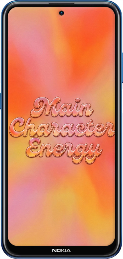 Силиконовый чехол Aura Gradient Main Character Energy Aesthetic Y2K для Nokia X20 - 6783u-2532 изображение 