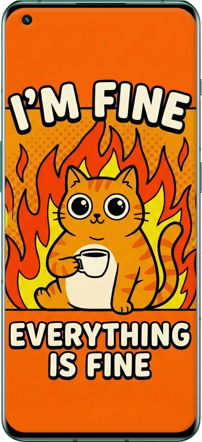 TPU чехол Funny Cat для OnePlus 10 Pro - 6786b-2588 изображение 