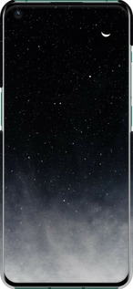 3D пластиковый матовый чехол Сині хмари, Синій місяць для OnePlus 10 Pro - 6396m-2588 изображение 