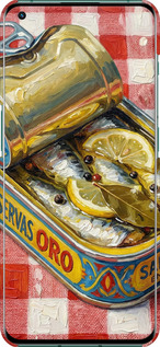 3D пластиковый матовый чехол Vintage Sardine Tin Phone для OnePlus 10 Pro - 6772m-2588 изображение 