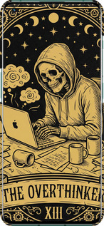 3D пластиковый матовый чехол The Overthinker для OnePlus 10 Pro - 6774m-2588 изображение 