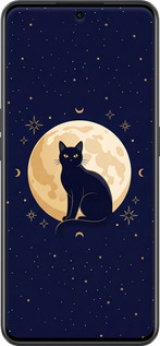 TPU чехол Cute Cat Celestial/Witchy для OnePlus 10R - 6787b-2627 изображение 