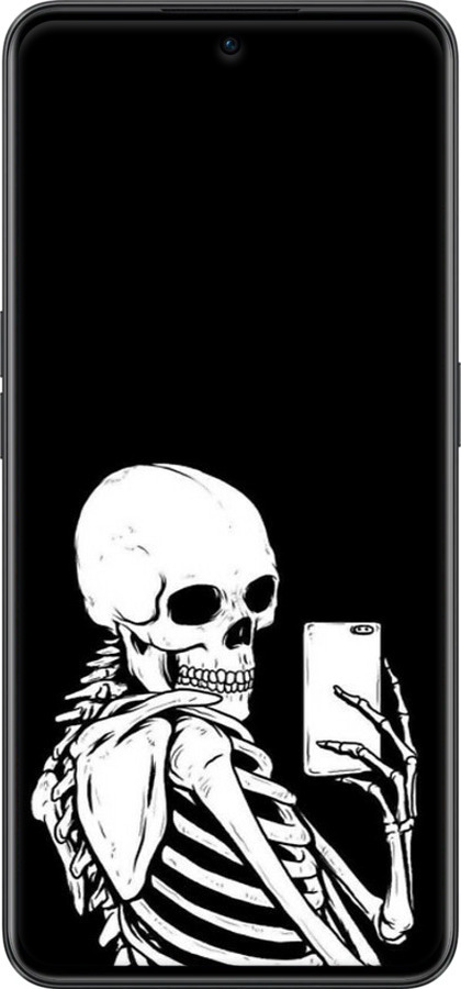 TPU чехол Скелет делает Selfie для OnePlus Ace - 6535b-2953 изображение 