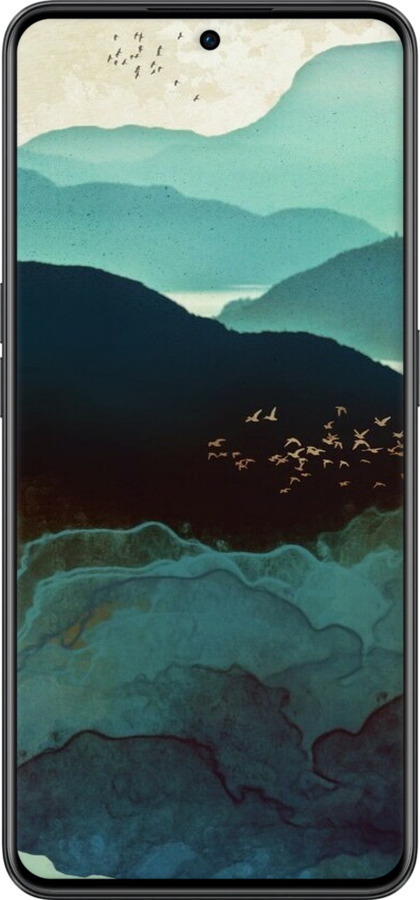 Силіконовий чехол Із зображенням гір Індіго для OnePlus 10R - 6484u-2627 изображение 